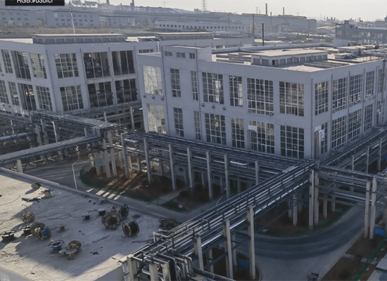 UPBRIGHT production facility and process pipework